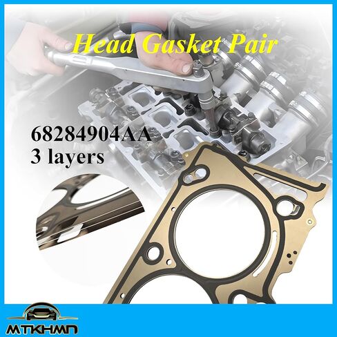 Cylinder Head Gasket Set HGS1184-L & R - Compatible with 3.6L Chrysler Pacifica/Voyager, Dodge Durango, Jeep Wrangler/Grand Cherokee/Gladiator, Ram 1500/Promaster (2016-2025) in Saudi Arabia