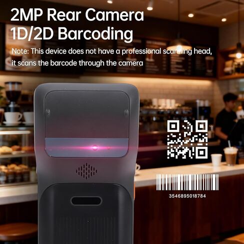 BISOFICE Android 11 PDA Handheld POS Terminal 2D Barcode Scanner Inventory Machine Bluetooth Connect Mobile 5.5" for Warehouse Inventory Logistics Retail POS System (Blue) in Saudi Arabia