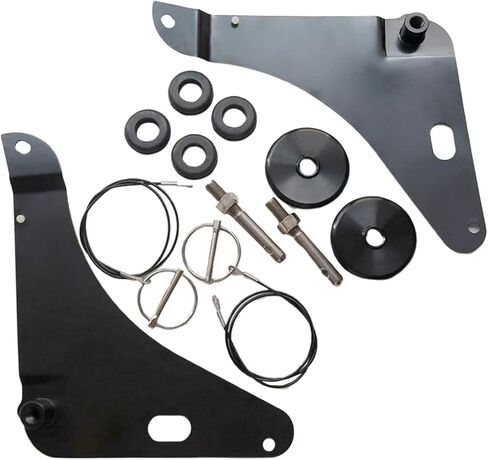 Flush Hood Latch Hood Pin Kit fits for Dodge Challenger Black Escushions 2008-2016 Replacement for 82214260 82214260AB 82214260AC in Kuwait