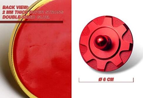 EPARTS Universal Red CNC Aluminum Alloy Auto Car Sporty Hood Pin Lock Decorate Appearance Hood Pin Kit in Saudi Arabia