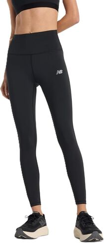 New Balance Women's NB Sleek High Rise Legging 25", Black, Medium in Saudi Arabia