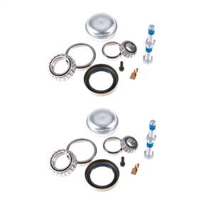 2 Left+Right Front Wheel Bearing Kits Inner+Outer for Benz for 190E 1984-1993 in Kuwait