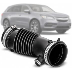 Air Intake Hose Tube fit for Acura MDX, Honda Pilot Ridgeline Odyssey Passport Engine Air Filter Boot, Replace 17228-5J6-A00 W0159-N914242 17228-5J6-A10 172285J6A00 with 2 Stainless Steel Clamps in Kuwait