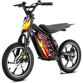 الدراجة الترابية الكهربائية eAhora S4 1000W للأطفال - ما يصل إلى 23 ميلاً في الساعة و35 ميلاً طويلة المدى، دراجة كهربائية قابلة للتعديل بـ 3 سرعات للأطفال الذين تتراوح أعمارهم بين 8 و14 عامًا مع فرامل قرصية هيدروليكية | تعليق أصلي للطرق الوعرة in Kuwait