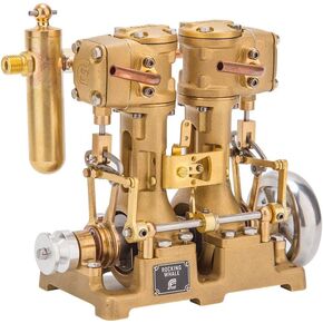 RW-V2 Mini Steam Engine Model, Reciprocating Steam Engine Model for 70-130cm Steamships, Physical Science Experiment Display for Teens, Home or Office Decor (Without Boiler) in Saudi Arabia