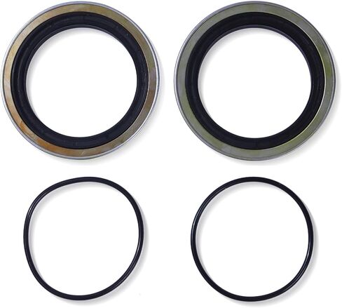 قطعتان من سدادة محمل عجلة المحور الخلفي ومجموعة حلقة على شكل O تناسب Ford F250 F350 Super Duty 1999-2024، Transit 150 250 350 2015-2019، Excursion 2000-2005 يحل ختم زيت المحور الخلفي محل 370247A، 2C3Z-1177-AA in Kuwait
