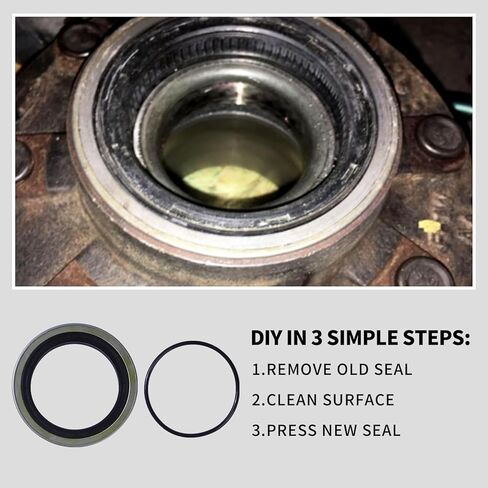 قطعتان من سدادة محمل عجلة المحور الخلفي ومجموعة حلقة على شكل O تناسب Ford F250 F350 Super Duty 1999-2024، Transit 150 250 350 2015-2019، Excursion 2000-2005 يحل ختم زيت المحور الخلفي محل 370247A، 2C3Z-1177-AA in Kuwait
