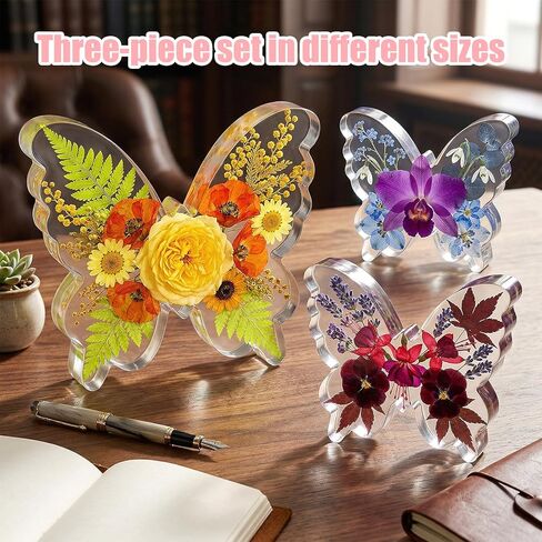 Butterfly Silicone Mold Set, Small Medium Large Butterfly Molds for Resin, Gypsum, Candles, DIY Epoxy Resin Projects in Kuwait
