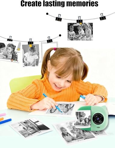 5 Rolls Kids Instant Camera Print Refill Paper for Rongta Z1,UYRUREL Eco-friendly Thermal Printing Paper for Children's Camera,Instant Printing Without Jams. in Kuwait