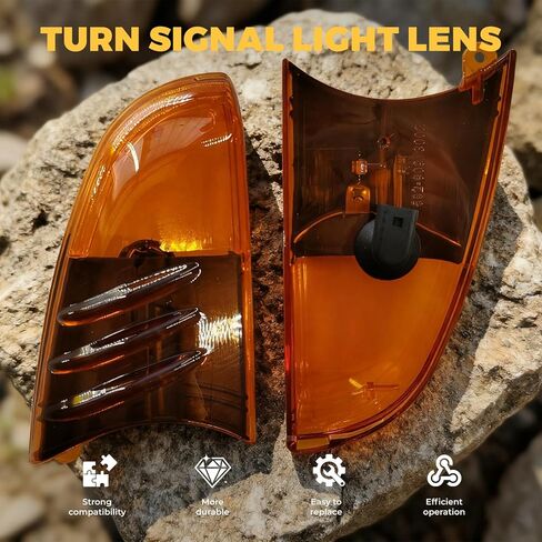 2Pcs LH & RH Turn Signal Light Lens Compatible with Buick Rainier 2004-2007 & Chevrolet Trailblazer 2002-2009 & GMC Envoy 2002-2009 & Oldsmobile Bravada 2002-2004 4.2L 5.3L 6.0L in Saudi Arabia