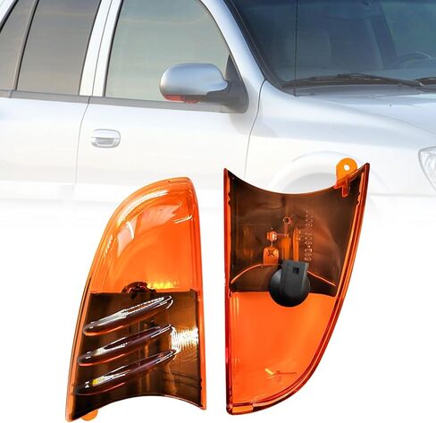 2Pcs LH & RH Turn Signal Light Lens Compatible with Buick Rainier 2004-2007 & Chevrolet Trailblazer 2002-2009 & GMC Envoy 2002-2009 & Oldsmobile Bravada 2002-2004 4.2L 5.3L 6.0L in Saudi Arabia