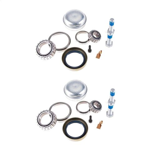 2 Left+Right Front Wheel Bearing Kits Inner+Outer for Benz for 190E 1984-1993 in Kuwait