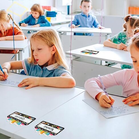 Desk Name Tags for Classroom, 36 Pcs Waterproof Student Name Plates for Desks, Reusable Classroom Name Tags for Lockers Cubbies Bulletin Boards, Back to School Teacher Supplies in Saudi Arabia