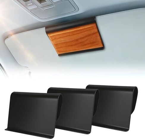 3 PCS Car Air Freshener Visor Clip Compatible with Drift Car Air Freshener, Vehicle Sun Visor Metal Clip for Car, Truck & SUV, Black (Freshener Not Included) in Saudi Arabia