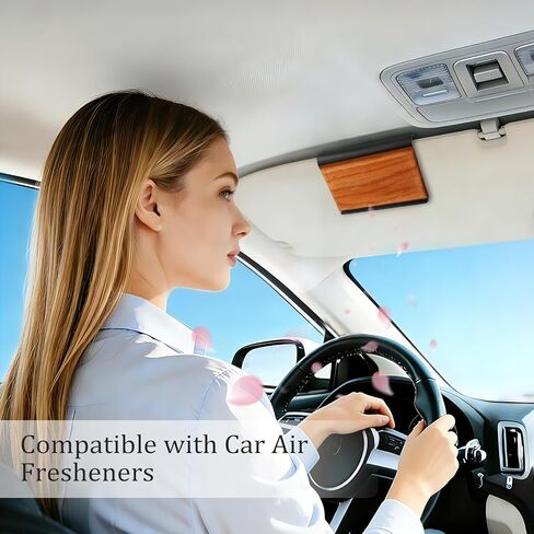 3 PCS Car Air Freshener Visor Clip Compatible with Drift Car Air Freshener, Vehicle Sun Visor Metal Clip for Car, Truck & SUV, Black (Freshener Not Included) in Saudi Arabia