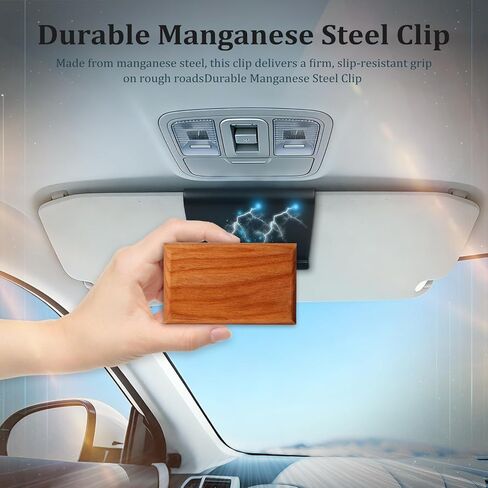 3 PCS Car Air Freshener Visor Clip Compatible with Drift Car Air Freshener, Vehicle Sun Visor Metal Clip for Car, Truck & SUV, Black (Freshener Not Included) in Saudi Arabia