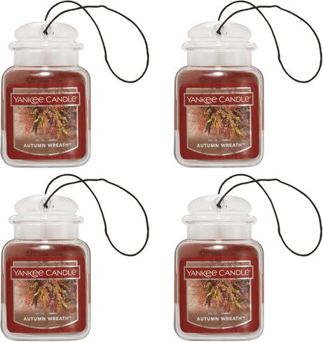 Yankee Candle Car Jar Ultimate Air Freshener, Hanging Car Air Freshener, Long Lasting Car Fragrance (Vanilla Cupcake) in Kuwait