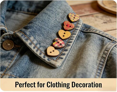100 Pcs Decorative Sewing Buttons for DIY Crafts | Sewing, Clothing Embellishment, Craft Projects & Home Decor Accessories in Saudi Arabia