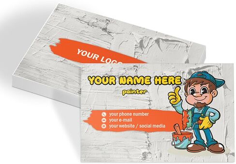 Custom Business Cards for Cleaning Services Personalized Gloss Mat Laminated Business Cards for Hygienist, Cleaner in Saudi Arabia