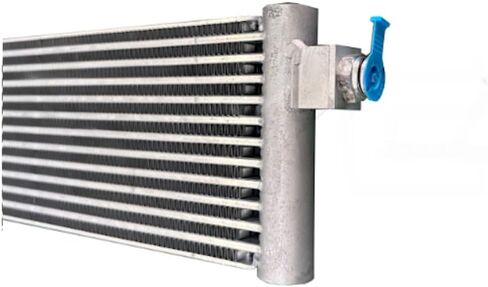 KarParts360 For Chevy Malibu 2019 20 21 22 23 2024 Automatic Transmission Oil Cooler | Aluminum | Quick Connector | 1.5L Turbo | Crossflow | 4.44 In. Core Thickness | For GM4050136 | 84493650 in Kuwait
