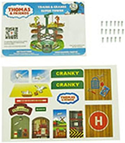 Replacement Parts for Fisher-Price Thomas and Friends Trains and Cranes Super Tower Playset GXH09 - Replacement Labels - Stickers, Screws and Manual in Kuwait
