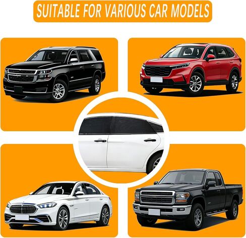 2 Pack Back Car Window Covers Shades Car Side Window Sun Shades,Sunshade for car Window Baby, UV Protection Breathable Spandex Window Covers, Universal Fit Most (99%) of Cars(Medium 42.5"x27.5") in Kuwait