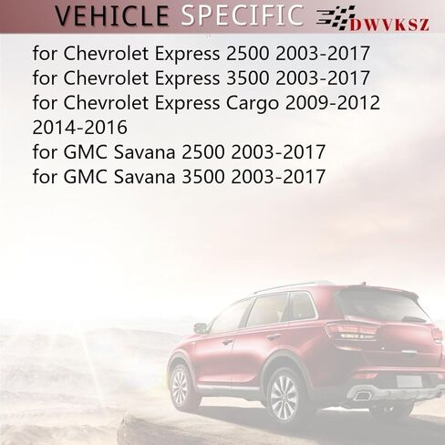 Replace Rear Disc Brake Caliper Pin Kit for GMC Savana 3500 6.6L 2006 2007 2008 2009 2010 2011 2012 2013 2014 2015 2016, for Chevrolet Express 3500 5.3L 2003 2004 2005 2006 2007 2008, 2 Pack in Kuwait