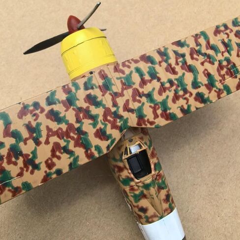 ZEZEFUFU 1:72 Alloy WWII Italian CR.42 Falco Biplane Fighter Model Aviation Science Exhibition Model in Kuwait