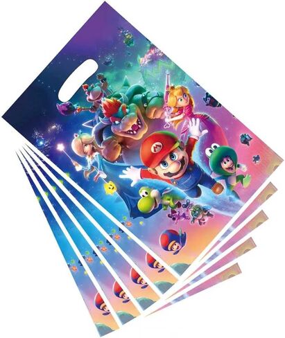 88xiaoyun 30 PCS latest Mario Themed Party Gift Bags, Party Supplies for Kids, Cute Mario Game Themed Party, Birthday Decoration Gift Bags Suitable for Girls or Boys. in Saudi Arabia