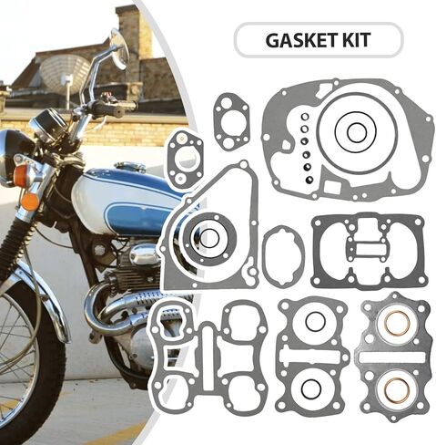 11394-286-040 Engine Gasket Set Rebuild Kit, Replacement for Honda SL350K0 Motosport 1969 1970 CL350K Scrambler 1970-1973 CB350K Super Sport 1970-973, Replaces 11395-286-040 in Kuwait