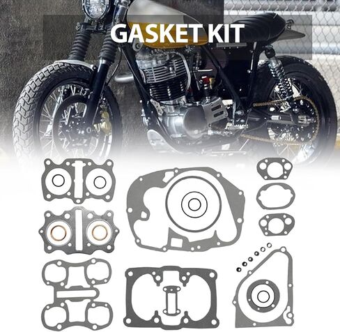 11394-286-040 Engine Gasket Set Rebuild Kit, Replacement for Honda SL350K0 Motosport 1969 1970 CL350K Scrambler 1970-1973 CB350K Super Sport 1970-973, Replaces 11395-286-040 in Kuwait
