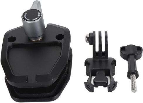 Aluminum Alloy Motorcycle Windshield Camera Mount with Silicone Pads for Mirrorless Cameras Strong Outdoor Activities in Kuwait