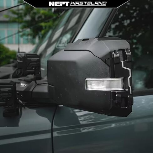 Rearview Mirror Rain Visor and Camera Mount for Ford Bronco 2021-2025, CNC Aluminum Offroad Shield with 1/4 Inch Action Cam Slot, Vibration Free Trail Dash Holder in Kuwait