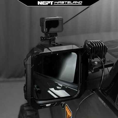 Rearview Mirror Rain Visor and Camera Mount for Ford Bronco 2021-2025, CNC Aluminum Offroad Shield with 1/4 Inch Action Cam Slot, Vibration Free Trail Dash Holder in Kuwait
