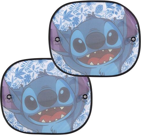 Plasticolor 008541R01 Disney Stitch Side Window Sunshade - 2 Pieces in Kuwait