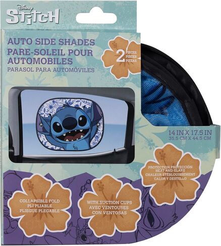 Plasticolor 008541R01 Disney Stitch Side Window Sunshade - 2 Pieces in Kuwait