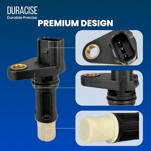 مستشعر موضع العمود المرفقي DURACISE متوافق مع 2008-2025 Honda CR-V، Accord، Civic، Pilot، Odyssey، Crosstour، Ridgeline & 2010-2025 Acura MDX، RDX، TL، TSX، ILX، OEM #37500R40A01، 375005J6A01 in Kuwait