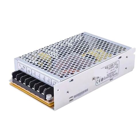 1 قطعة RS-100-12 12VDC 8.5A 100 واط إخراج واحد تحويل التيار الكهربائي AC-DC in Kuwait