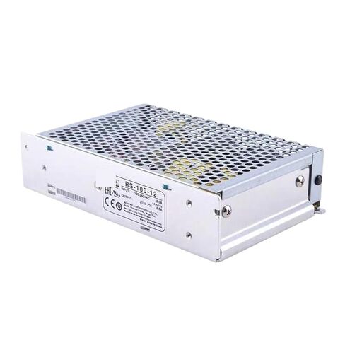 1 قطعة RS-100-12 12VDC 8.5A 100 واط إخراج واحد تحويل التيار الكهربائي AC-DC in Kuwait