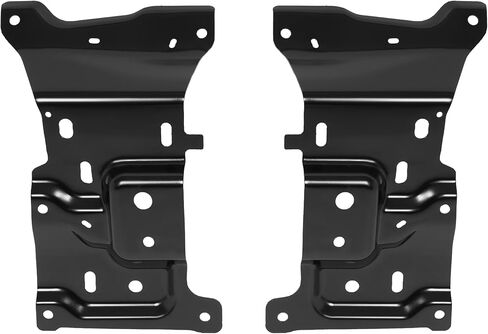 KUAFU زوج دعامة المصد الأمامي متوافقة مع 2018-2020 Ford F-150 لاستبدال FO1066198 FO1067198 JL3Z17B985A JL3Z17B984A الصلب الكهربائي معبى باللون الأسود in Kuwait