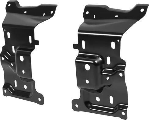 KUAFU زوج دعامة المصد الأمامي متوافقة مع 2018-2020 Ford F-150 لاستبدال FO1066198 FO1067198 JL3Z17B985A JL3Z17B984A الصلب الكهربائي معبى باللون الأسود in Kuwait