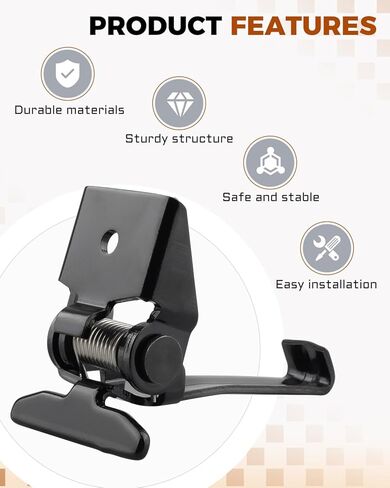 106242 Hood Safety Catch Assembly Fit for Jeep Wrangler 1997-2006, Replace 55176731AF 55176731AE in Saudi Arabia