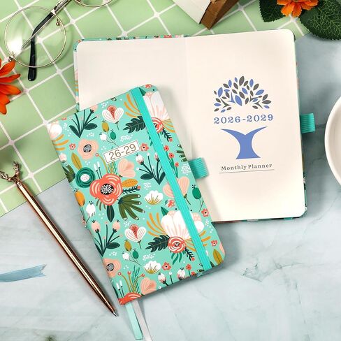 2025-2027 Pocket Planner - 3 Year Monthly Planner 2025-2027, Jan. 2025 to Dec. 2027, Pocket Calendar for Purse with Pen Holder, Bookmarks, 6.3" x 3.7" in Saudi Arabia