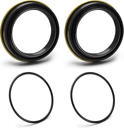 Rear Axle Seal with O-Ring Set Compatible with 1999-2024 F250 F350 Super Duty 2015-2019 Transit 150 250 350 2000-2005 Excursion Replace E5TZ-4A331-A 2C3Z-1177-AA 370247A in Kuwait