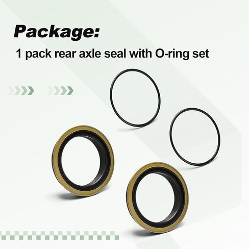 Rear Axle Seal with O-Ring Set Compatible with 1999-2024 F250 F350 Super Duty 2015-2019 Transit 150 250 350 2000-2005 Excursion Replace E5TZ-4A331-A 2C3Z-1177-AA 370247A in Kuwait
