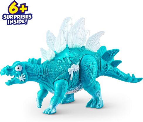 Smashers Mega Jurassic Light Up Ice Age Egg (Spinosaurus) by ZURU – Smashable Dinosaur Toy with 6+ Surprises, Slime & Ice Cube Slime, Light-Up Dino for Kids Ages 3+ in Saudi Arabia