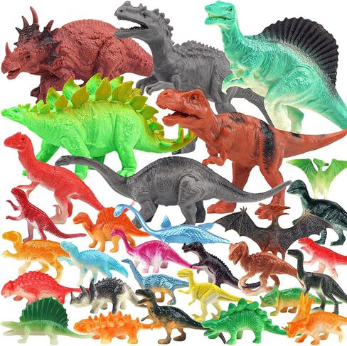 36 Piece Dinosaur Toys for 12 Years Old Boys Gifts, Dinosaur Figures Set for Boys Toy Age 14 Gifts for 14 Year Old Girls in Saudi Arabia