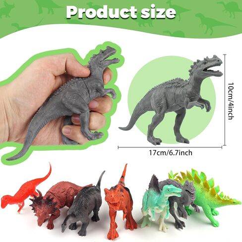 36 Piece Dinosaur Toys for 12 Years Old Boys Gifts, Dinosaur Figures Set for Boys Toy Age 14 Gifts for 14 Year Old Girls in Saudi Arabia