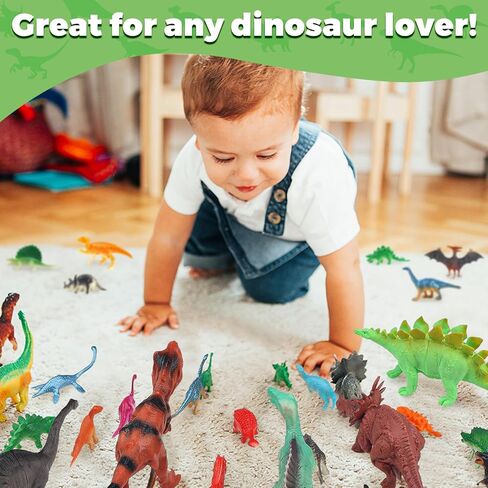 36 Piece Dinosaur Toys for 12 Years Old Boys Gifts, Dinosaur Figures Set for Boys Toy Age 14 Gifts for 14 Year Old Girls in Saudi Arabia