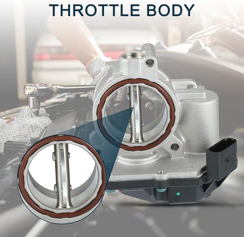 Throttle Body Assembly for A7 Quattro 3.0L V6-Gas 2014 No.057-128-063-D/057-128-063-G | Throttle Body Actuator Silver Tone 1 Pcs in Kuwait